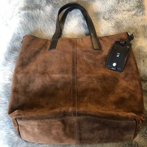 Coach brown suede tote - can be men’s or women’s